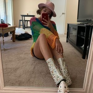 Rainbow Dolls Kill Knit Sweater